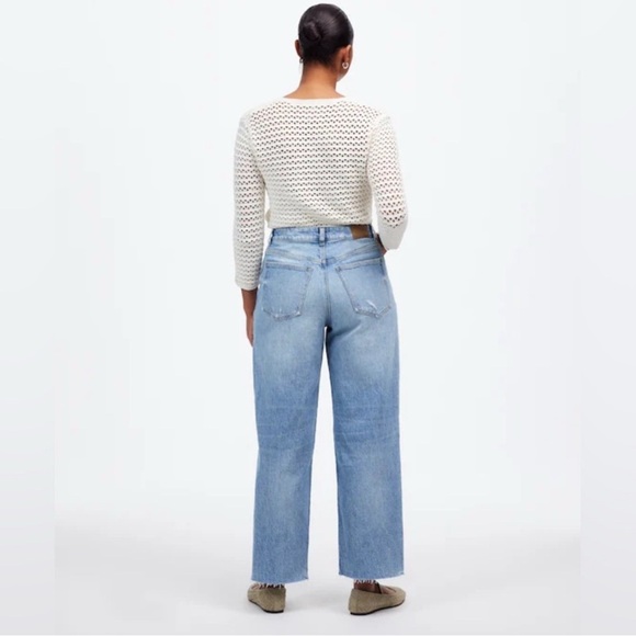Madewell Curvy Perfect Vintage Wide leg Crop Jean - Picture 3 of 12